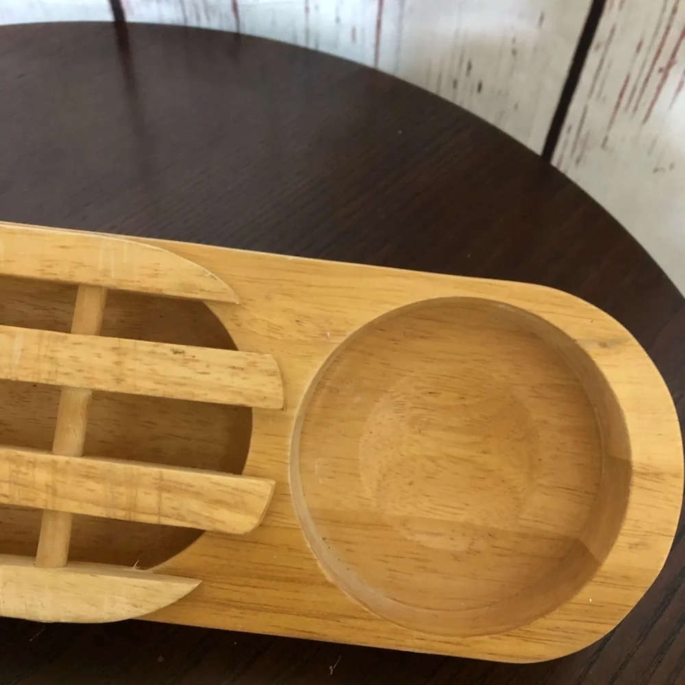Natural Wood Bread Cutting Tray